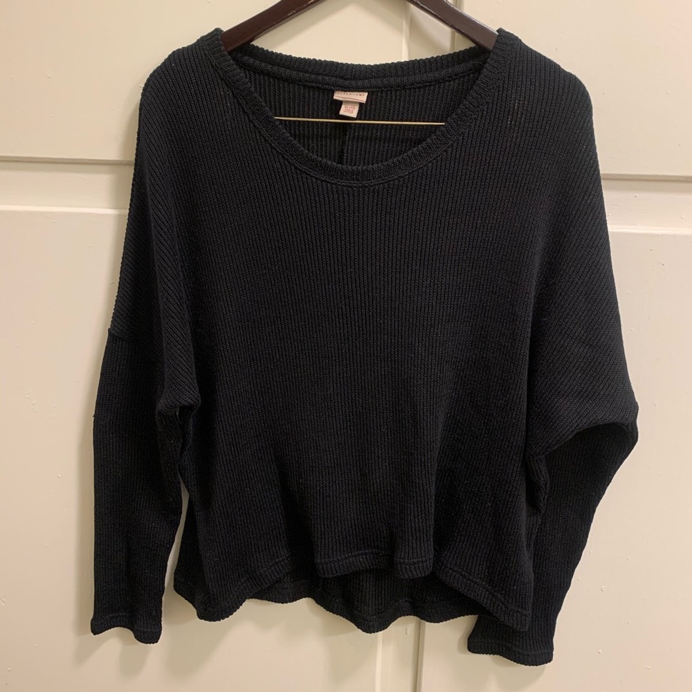 CAPE JUBY black knit sweater